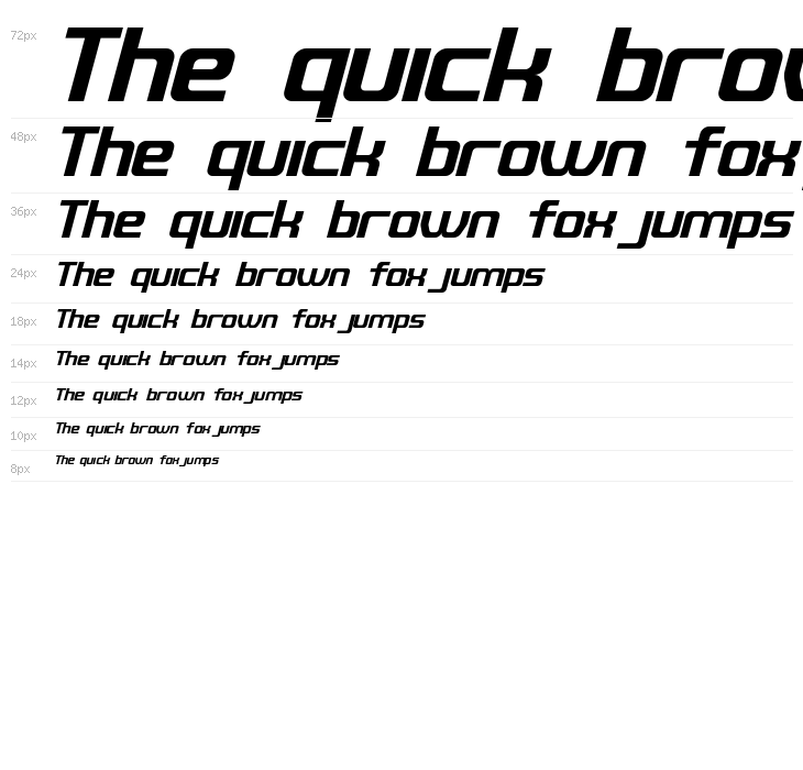 QUUB Bold_Italic Waterfall