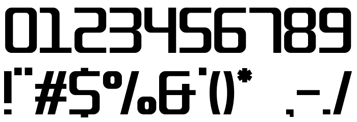 QUUB Medium Font OTHER CHARS