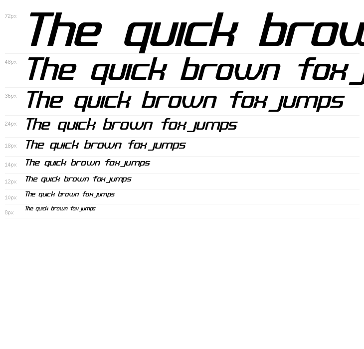 QUUB Medium_Italic Waterfall