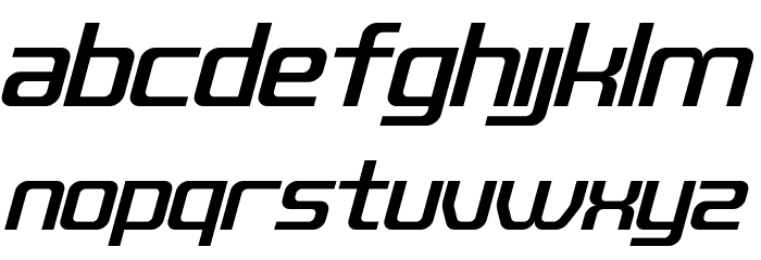 QUUB Medium_Italic Font LOWERCASE