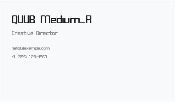 QUUB Medium_R Business Card