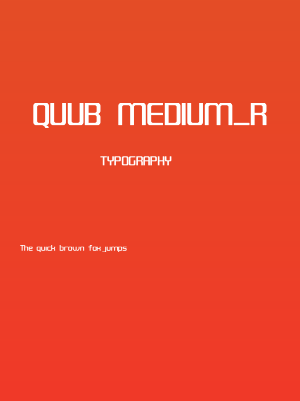 QUUB Medium_R Poster