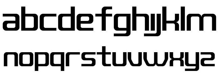 QUUB Medium Font LOWERCASE
