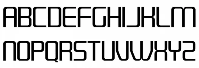 QUUB Regular Font UPPERCASE