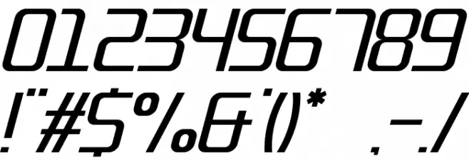 QUUB Regular_Italic Font OTHER CHARS