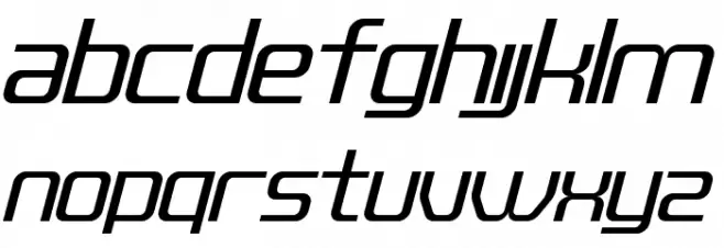 QUUB Regular_Italic Fuentes MINÚSCULAS