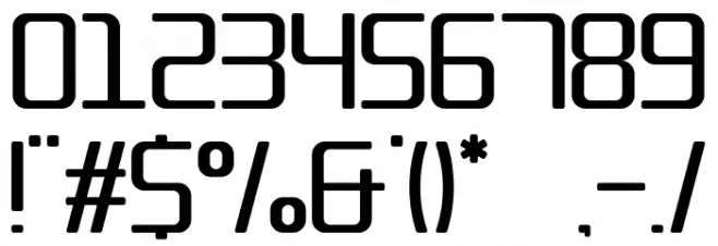 QUUB Regular_R Font OTHER CHARS
