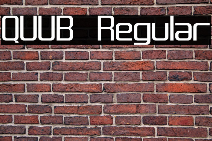 QUUB Regular Example 1