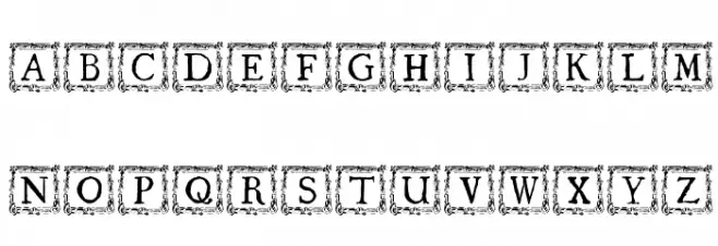 QuaNauticale_Initials_No3 Caratteri MAIUSCOLE