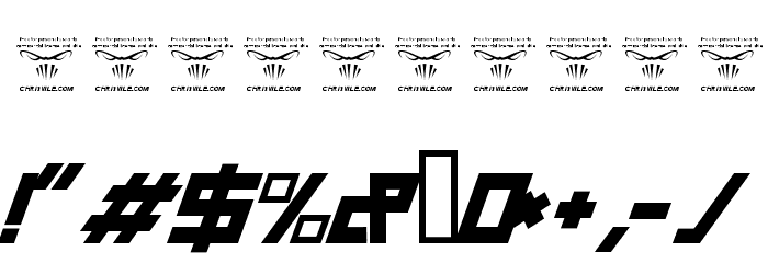 Quaaludehulk-Italic Font OTHER CHARS