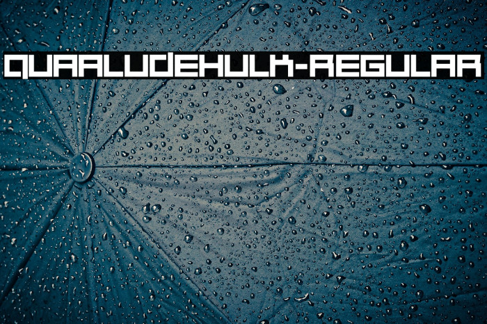 Quaaludehulk-Regular لخطوط تنزيل examples