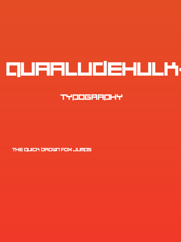 Quaaludehulk-Regular Poster