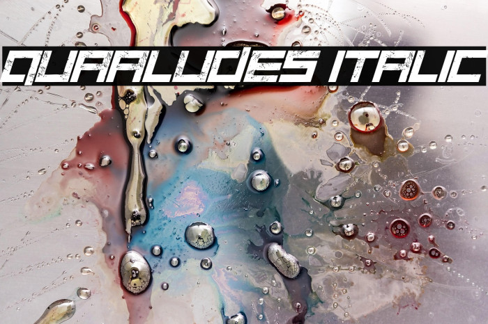 Quaaludes Italic Example 2