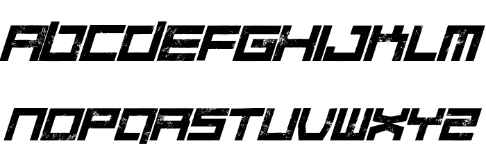 Quaaludes Italic Font LOWERCASE