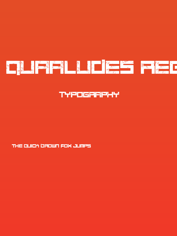 Quaaludes Regular Poster