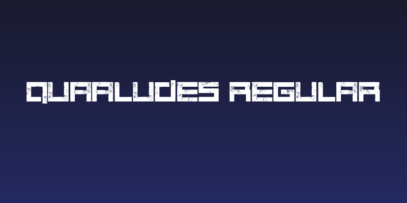 Quaaludes Regular Social Header