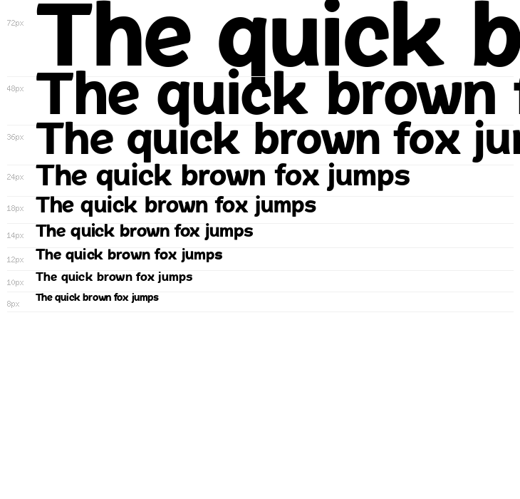 QuacheBlackCondensedPERSONAL Waterfall