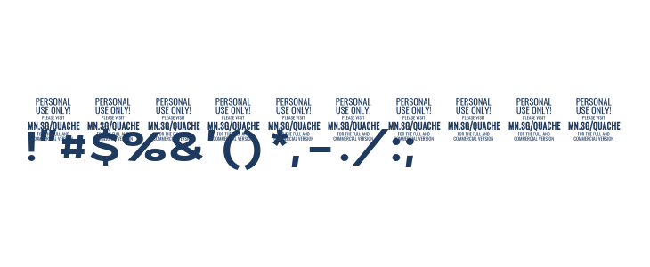 QuacheBlackExpandedPERSONAL Other Characters