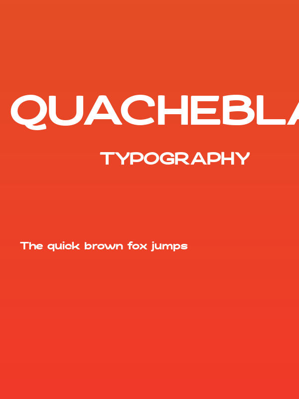 QuacheBlackExtraExpandedPERS Poster