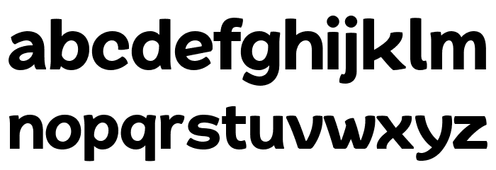 QuacheBlackPERSONAL Font LOWERCASE