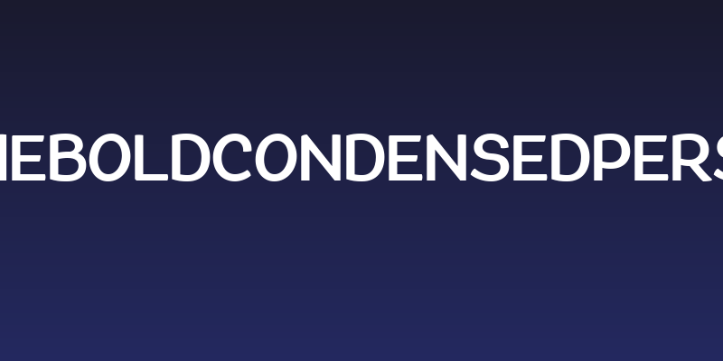 QuacheBoldCondensedPERSONAL Social Header