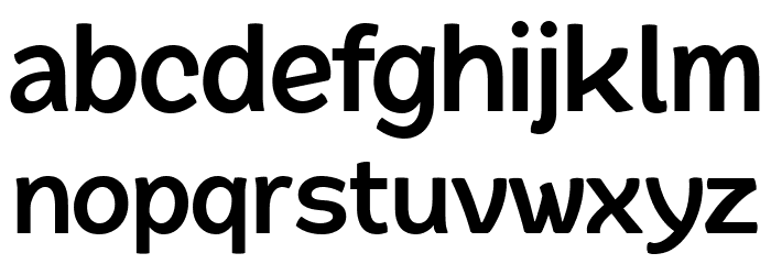 QuacheBoldCondensedPERSONAL Font LOWERCASE
