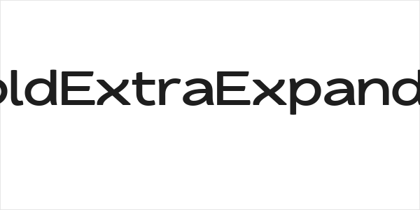 QuacheBoldExtraExpandedPERSO Logo