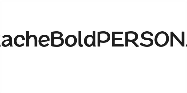 QuacheBoldPERSONAL Logo