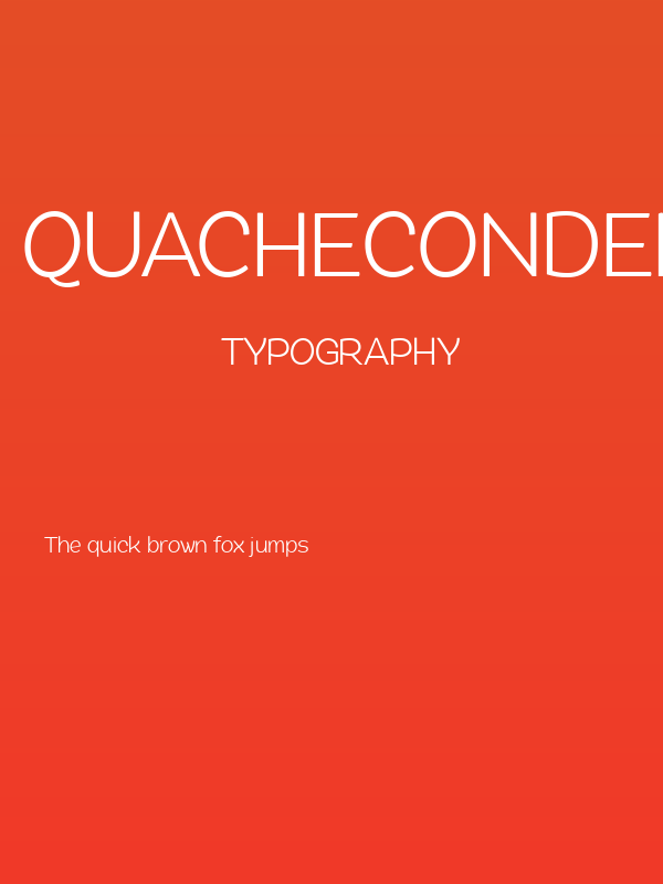 QuacheCondensedPERSONAL Poster
