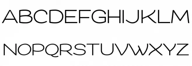 QuacheExtraExpandedPERSONAL Schriftart Groß