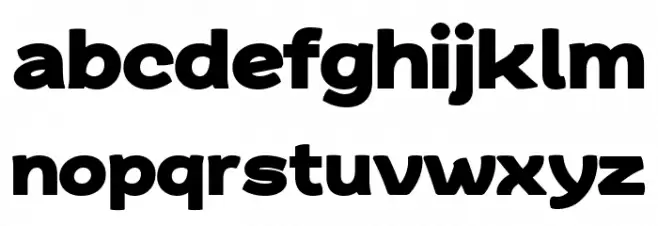 QuacheHeavyExpandedPERSONAL फ़ॉन्ट लोअरकेस