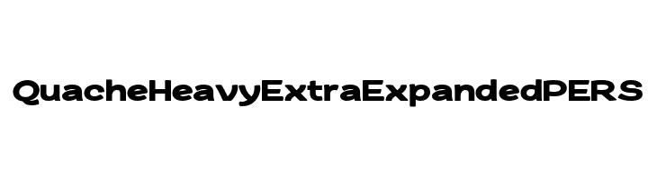 QuacheHeavyExtraExpandedPERS  font caratteri gratis