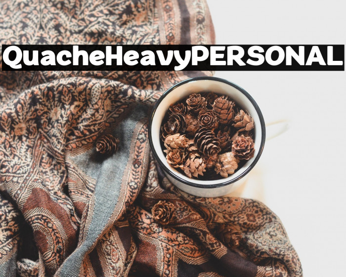QuacheHeavyPERSONAL Example 2