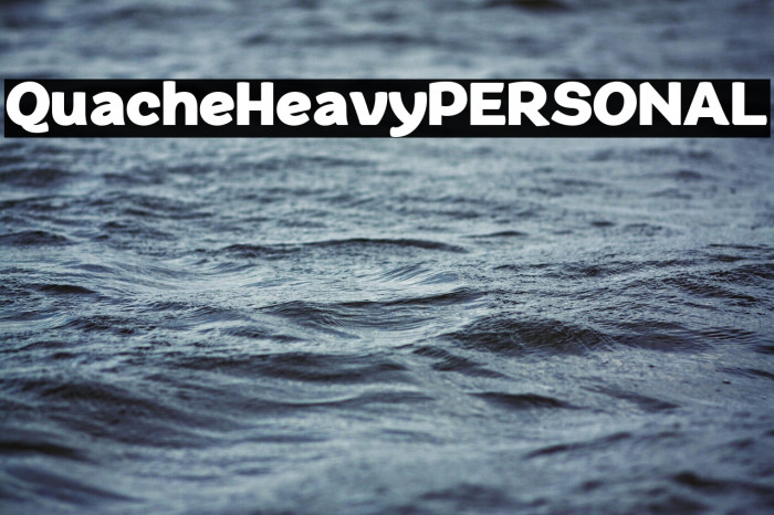 QuacheHeavyPERSONAL Example 3