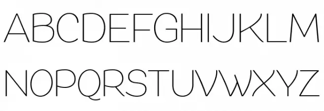 QuacheLightCondensedPERSONAL Шрифта ВЕРХНИЙ