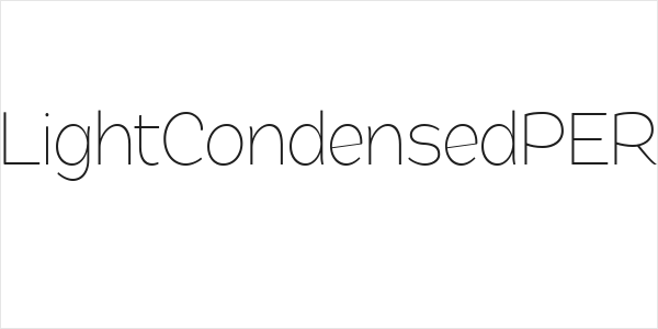 QuacheLightCondensedPERSONAL Logo
