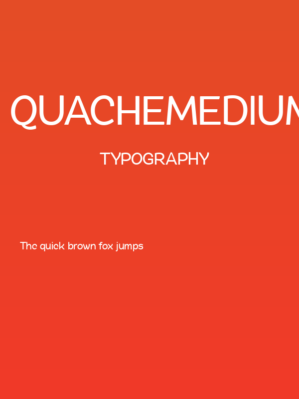 QuacheMediumCondensedPERSONA Poster