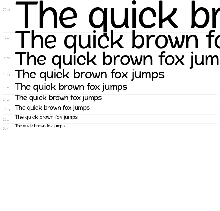 QuacheMediumCondensedPERSONA Waterfall
