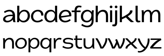 QuacheMediumExpandedPERSONAL Font LOWERCASE