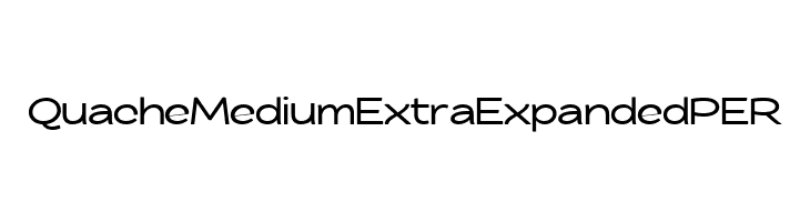 QuacheMediumExtraExpandedPER  Fuentes Gratis Descargar