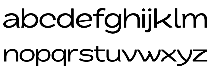 QuacheMediumExtraExpandedPER Font LOWERCASE