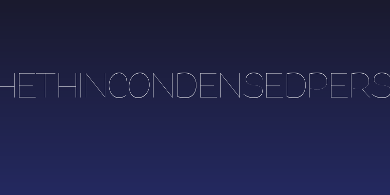 QuacheThinCondensedPERSONAL Social Header