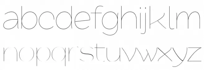 QuacheThinExpandedPERSONAL फ़ॉन्ट लोअरकेस