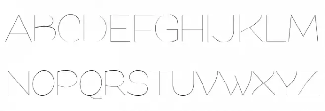 QuacheThinPERSONAL 字体 大写