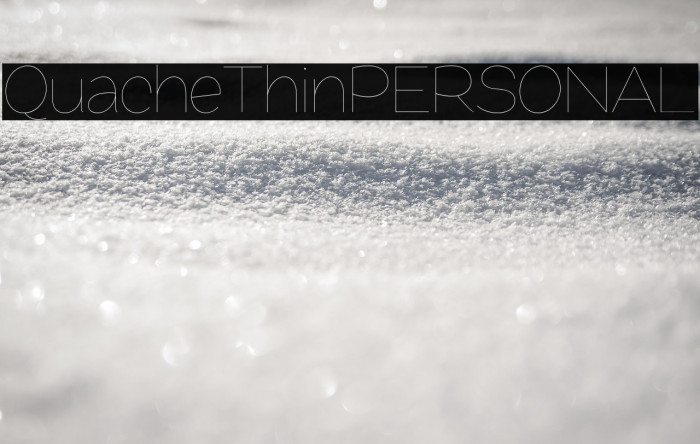 QuacheThinPERSONAL Example 3