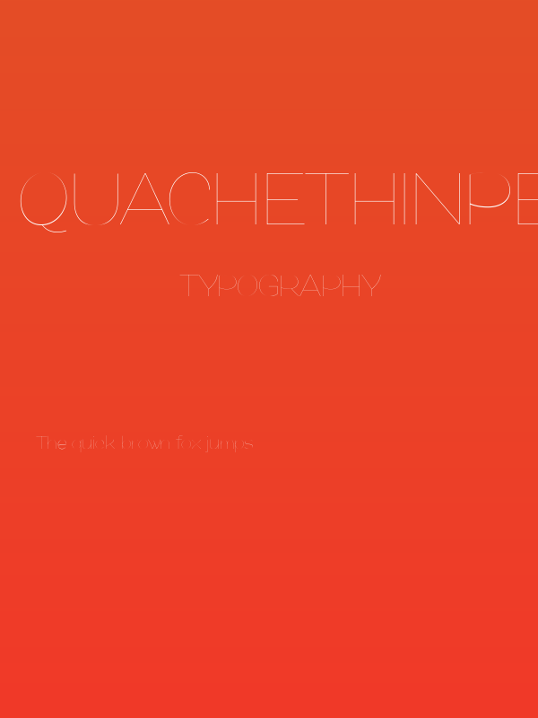 QuacheThinPERSONAL Poster