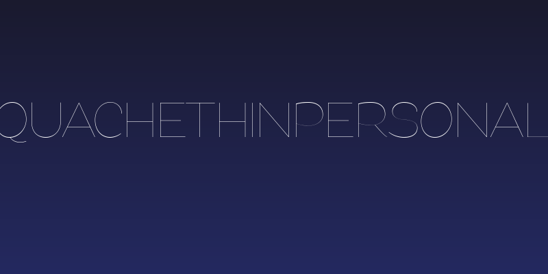 QuacheThinPERSONAL Social Header