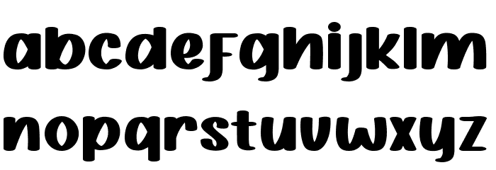 Quacker Slate Font LOWERCASE