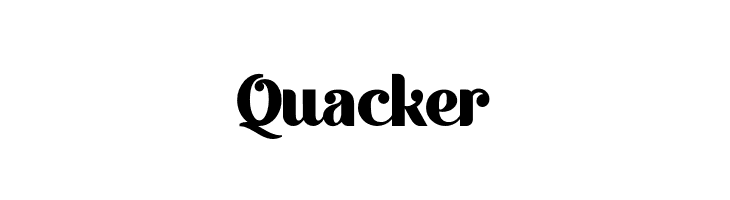 Quacker  les polices de caractères gratuit tlcharger