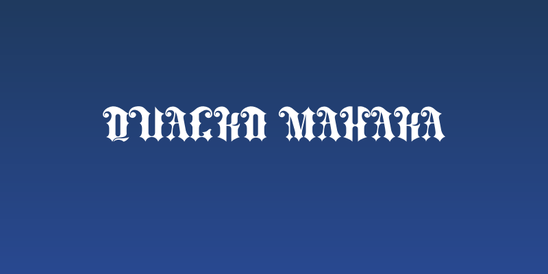 Quacko Mahaka Social Header